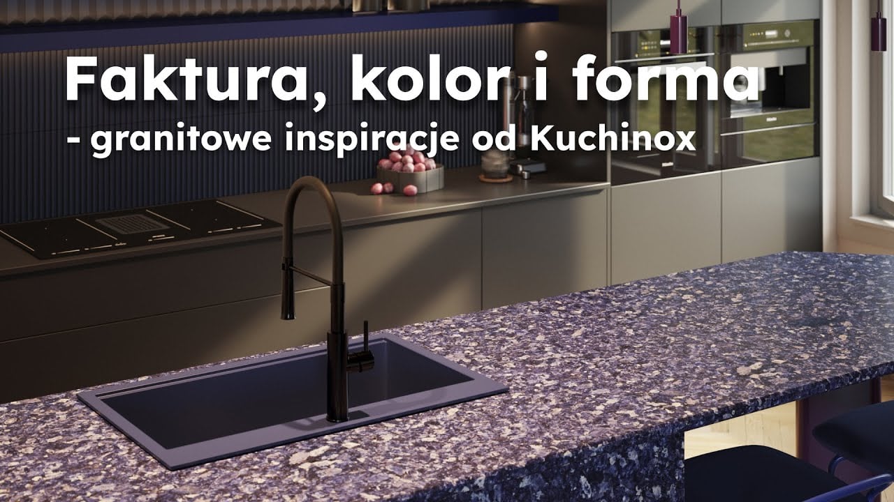 Faktura, kolor i forma - granitowe inspiracje od Kuchinox #design #kuchnia #łazienka