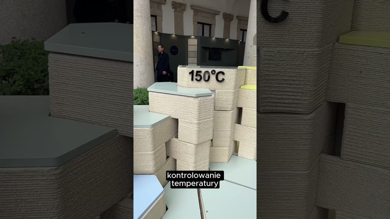 Instalacja nawiązująca do pieca - Raco x Mario Cucinella na Milan Design Week 2024