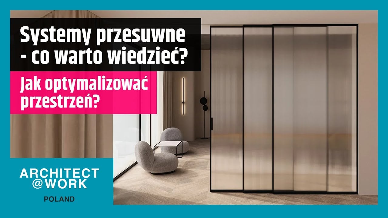 Systemy przesuwne i drzwi ukryte – alternatywy dla tradycyjnych drzwi? PIU Design x A@W 2022