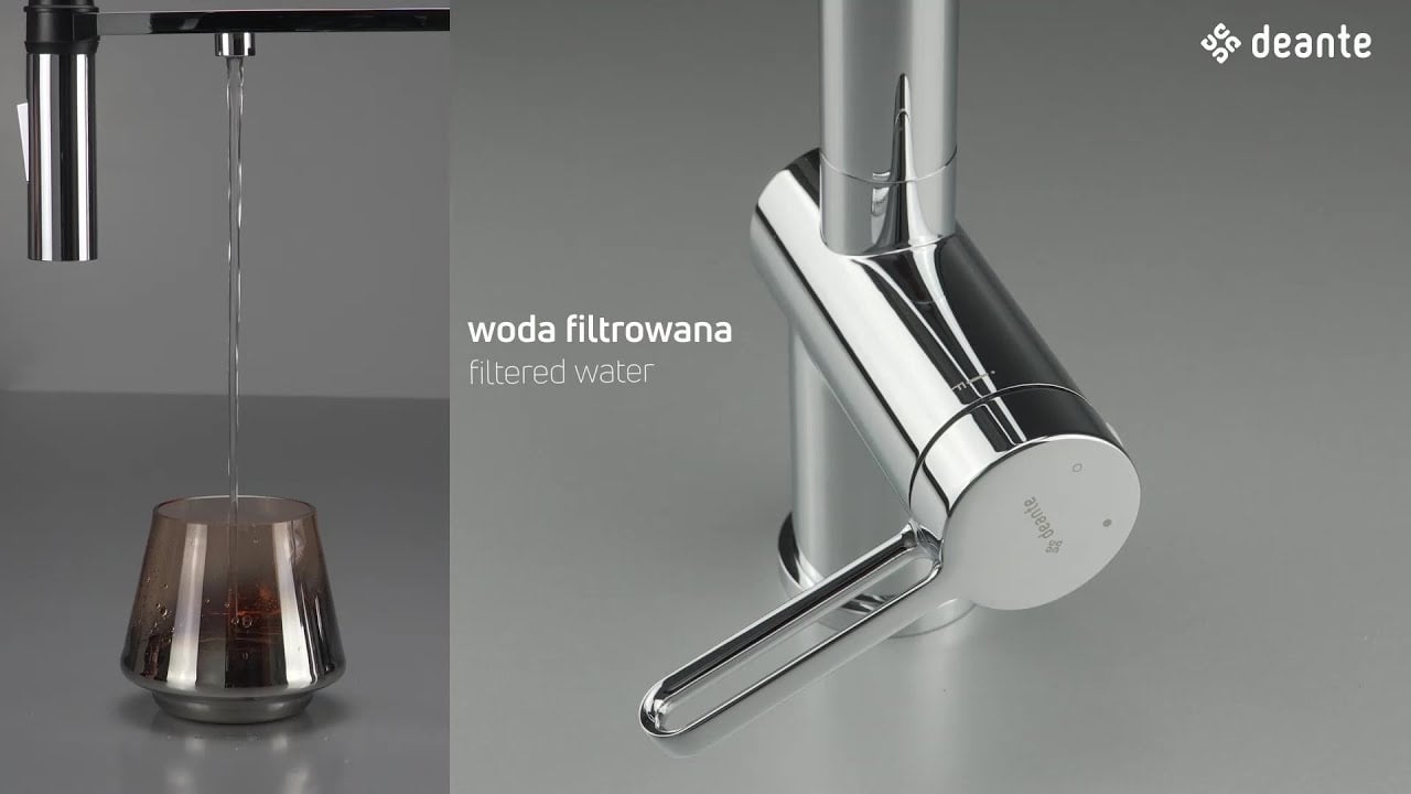 bateria kuchenna Magnetic z podłączeniem do filtra wody - Deante