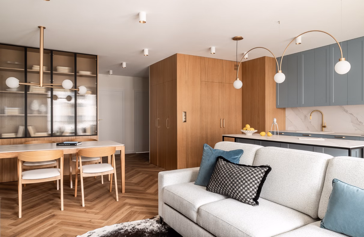 Barwny projekt kobiecego apartamentu w centrum Krakowa Patrycja Dorczak