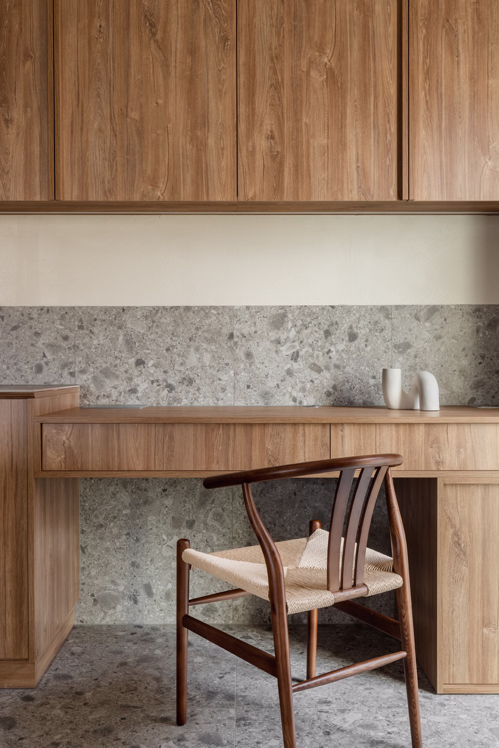 W duchu japandi: harmonijna przestrzeń pełna ciepła i funkcjonalności 9 Japandi na Klimeckiego projektu Tomasz Polański polanski.studio