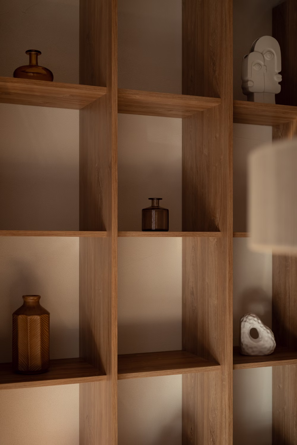 W duchu japandi: harmonijna przestrzeń pełna ciepła i funkcjonalności 15 Japandi na Klimeckiego projektu Tomasz Polański polanski.studio