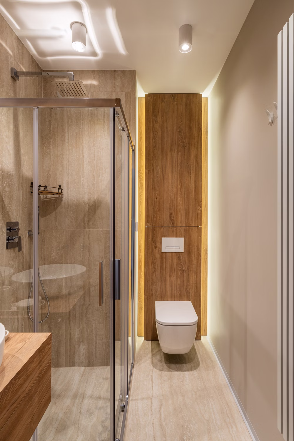 W duchu japandi: harmonijna przestrzeń pełna ciepła i funkcjonalności 21 Japandi na Klimeckiego projektu Tomasz Polański polanski.studio