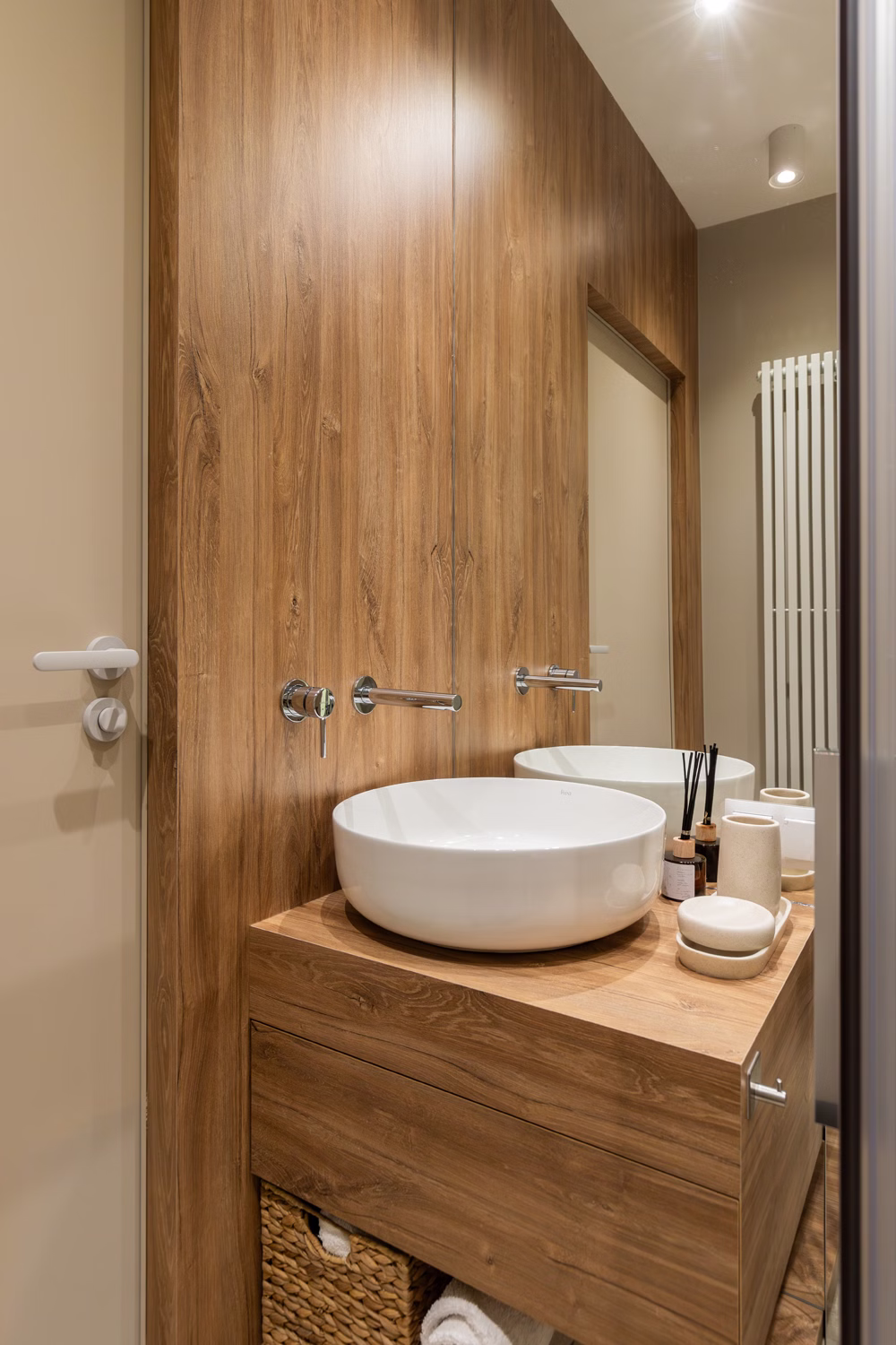 W duchu japandi: harmonijna przestrzeń pełna ciepła i funkcjonalności 22 Japandi na Klimeckiego projektu Tomasz Polański polanski.studio