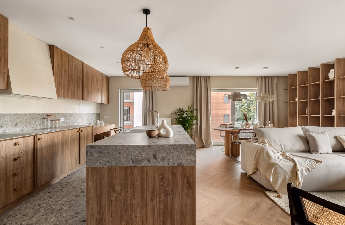 Japandi na Klimeckiego projektu Tomasz Polański polanski.studio