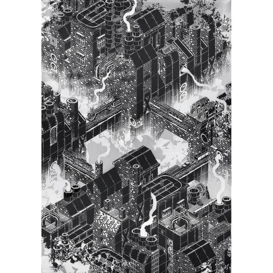 Print artystyczny: MARIUSZ WARAS, FLUX Q - 100szt.