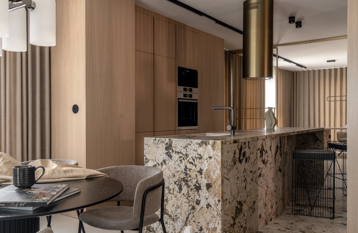 Apartament na Bulwarach Książęcych od LN Architektura i Wnętrza