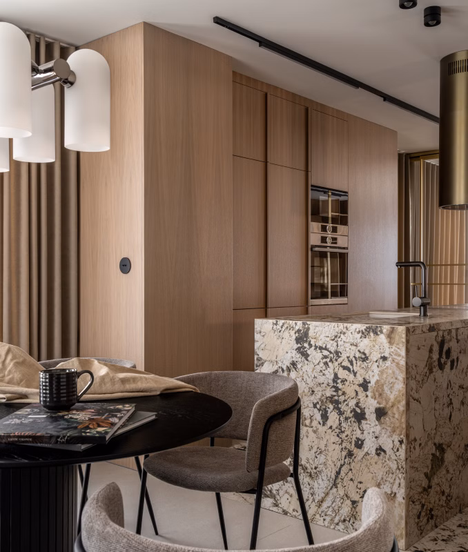 Apartament na Bulwarach Książęcych od LN Architektura i Wnętrza