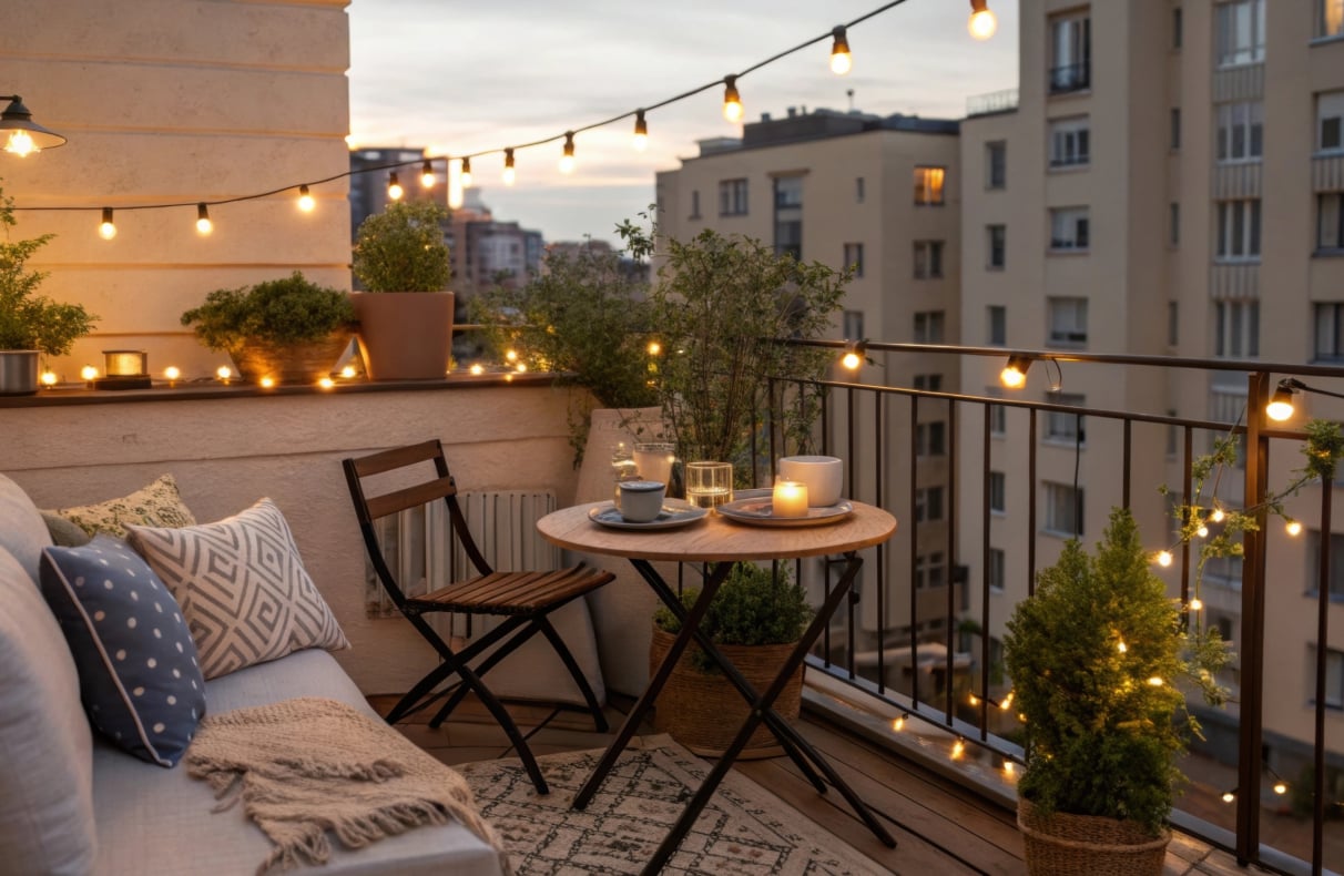 Mały balkon – balkon w bloku. Jak go zaaranżować?