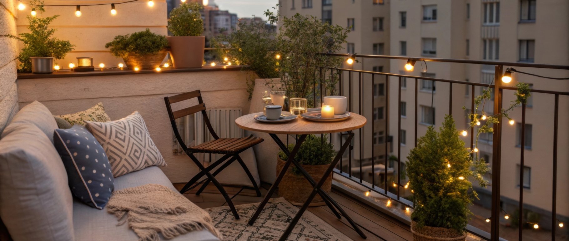 Mały balkon – balkon w bloku. Jak go zaaranżować?