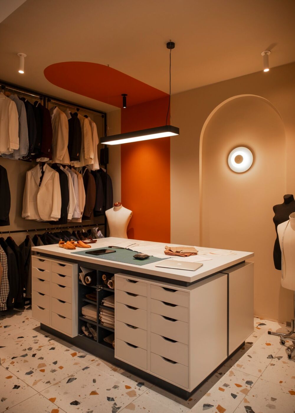 Garnitury i design na miarę – wnętrze pracowni krawieckiej w Poznaniu 39 Garnitury i design na miarę – wnętrze pracowni krawieckiej w Poznaniu