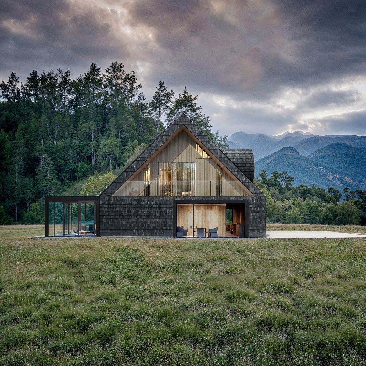 Projekt dla świadomych i na trudne czasy – dom ze schronem i podziemnym ogrodem