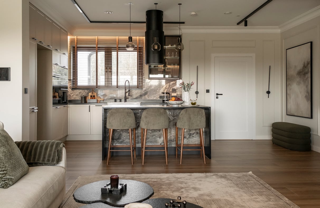 Dom z klimatem: stylowa metamorfoza podmiejskiej willi w Zielonej Górze projektu Katarzyna Fanajło Home Design Decor