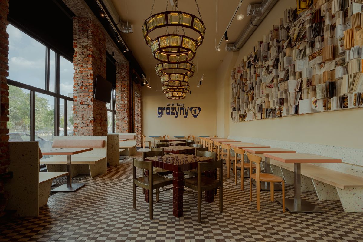 Zachowano, co tylko się da – oto bar mleczny Grażyny w stolicy z oryginalną instalacją z książek kucharskich 1 Bar mleczny Grażyny