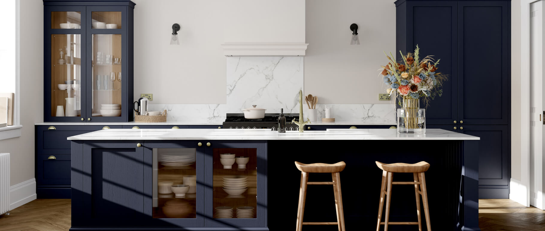 Niebieska kuchnia – od błękitu po granat. Pomysły na modne aranżacje z nutą elegancji