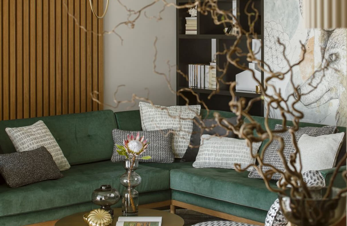 Apartament w rytmie natury i sztuki projektu Aldony Banasiuk-Suchorzewskiej
