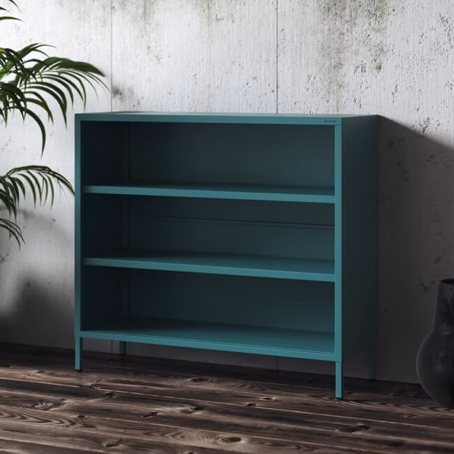 Jak regały metalowe zmieniają nowoczesne wnętrza – design, funkcjonalność i oryginalny styl 3 regał na książki metalowy loftowy design