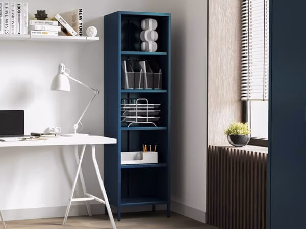 Jak regały metalowe zmieniają nowoczesne wnętrza – design, funkcjonalność i oryginalny styl 4 regał metalowy wizualizacja loftowy design