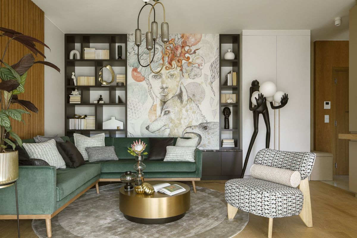 Rytmy sztuki i natury. Apartament nieopodal Łazienek