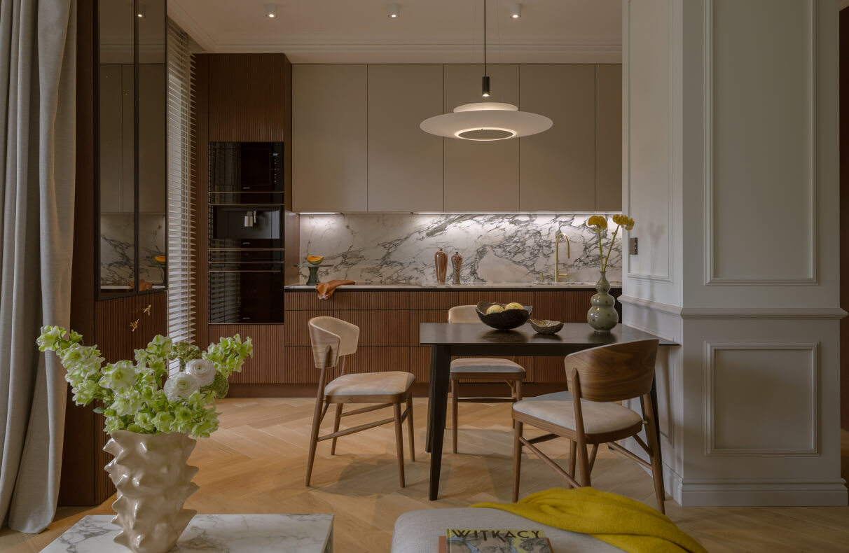 Prywatne atelier spokoju – krakowskie mieszkanie