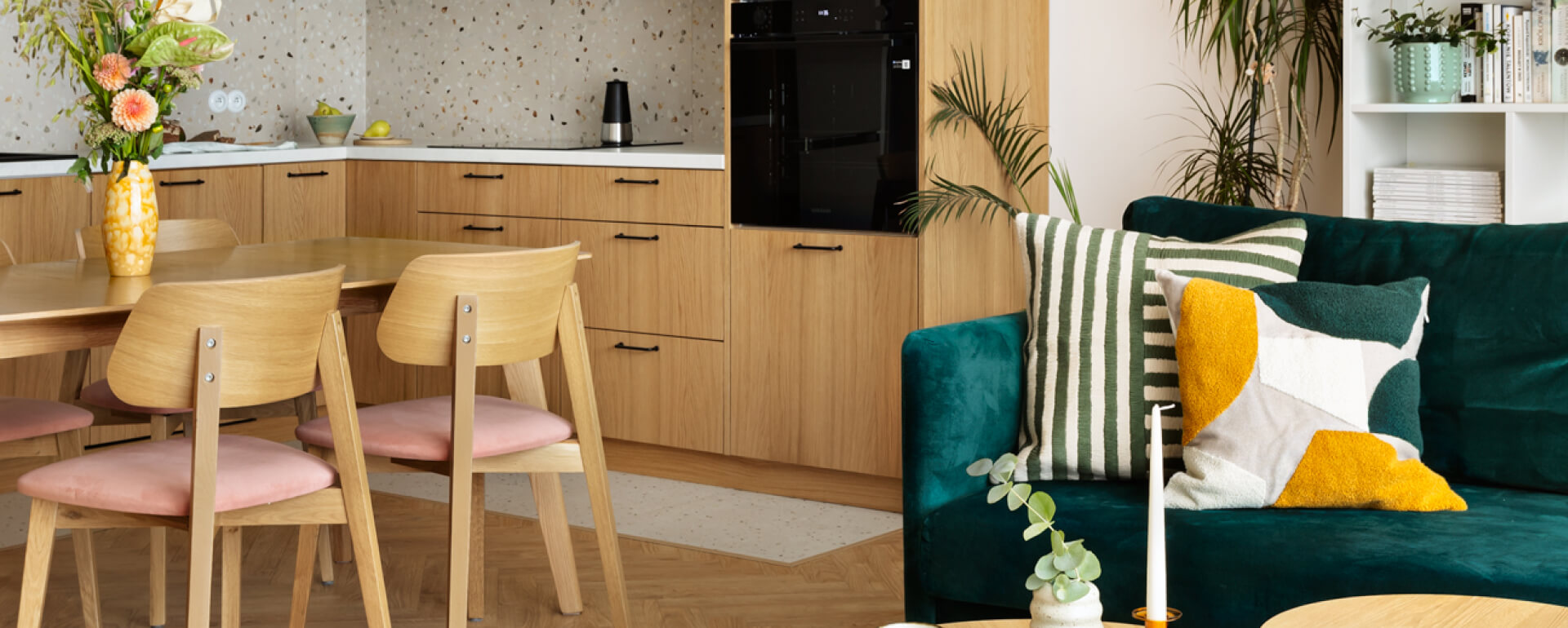 Dom pełen kolorów w Nowej Hucie w Krakowie – jest mięta!