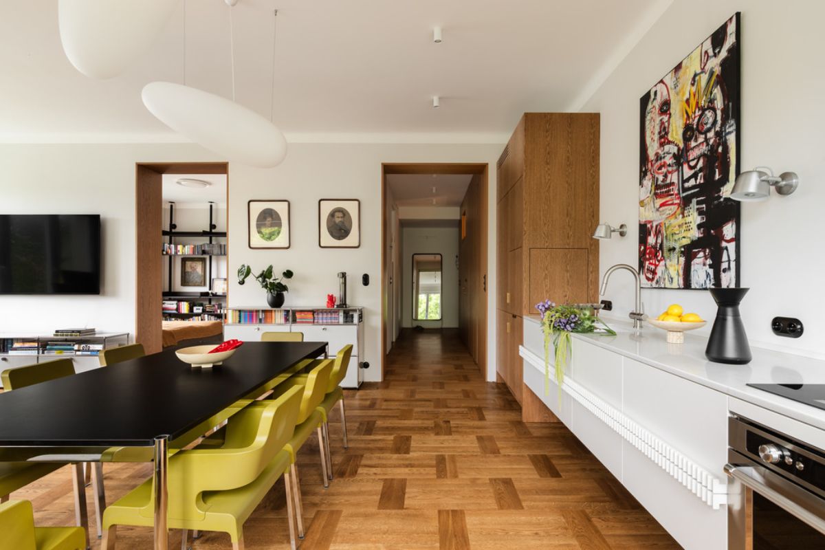 Art-life balance, czyli przestronny apartament na Starym Mokotowie 12 Apartament pełen sztuki, czyli designerski balans na Starym Mokotowie