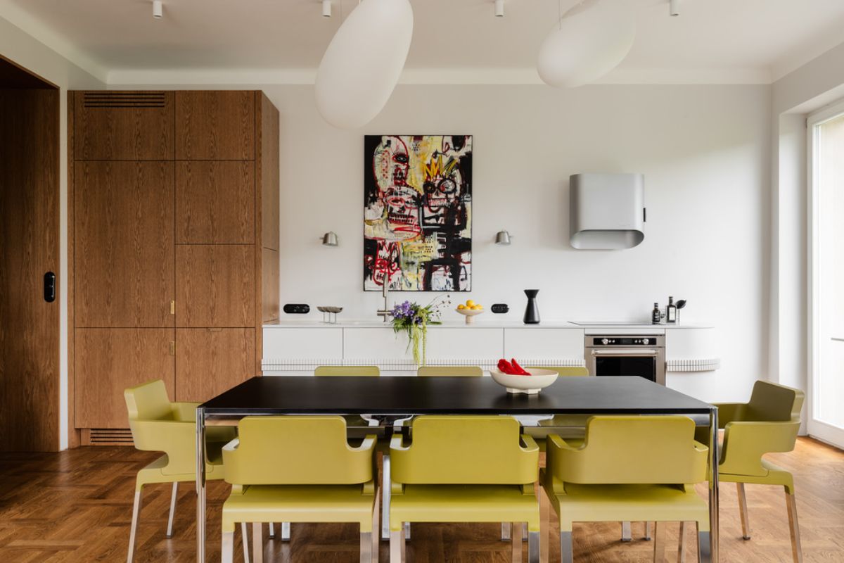 Art-life balance, czyli przestronny apartament na Starym Mokotowie 18 Apartament pełen sztuki, czyli designerski balans na Starym Mokotowie