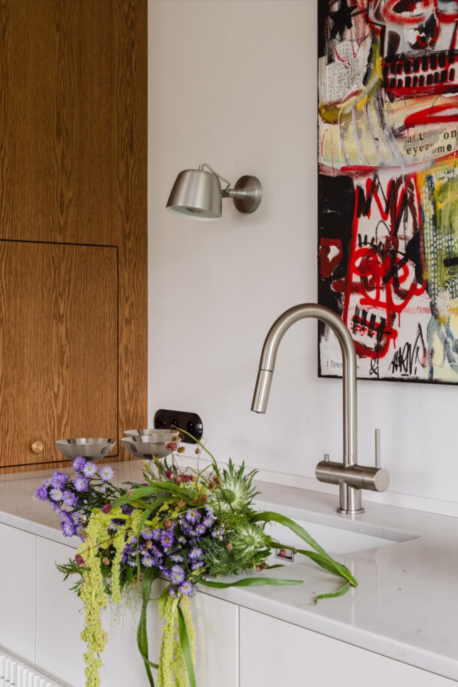 Art-life balance, czyli przestronny apartament na Starym Mokotowie 21 Apartament pełen sztuki, czyli designerski balans na Starym Mokotowie
