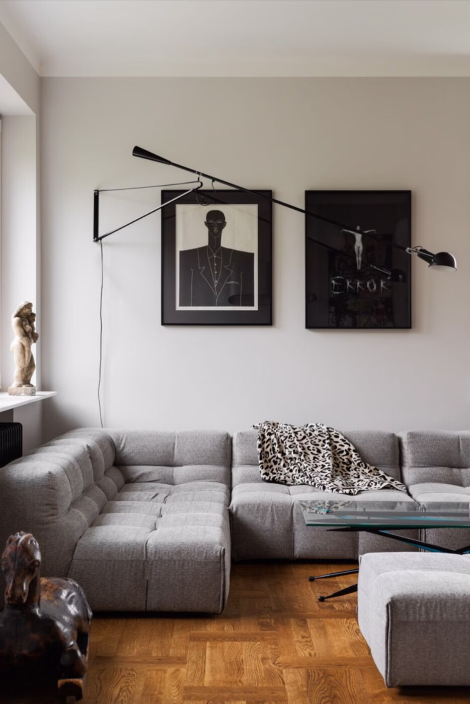 Art-life balance, czyli przestronny apartament na Starym Mokotowie 24 Apartament pełen sztuki, czyli designerski balans na Starym Mokotowie