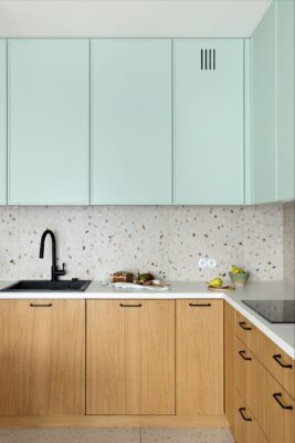 Dom pełen kolorów w Nowej Hucie w Krakowie – jest mięta!