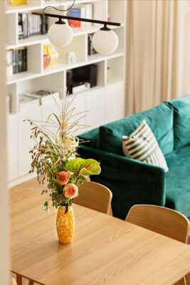 Dom pełen kolorów w Nowej Hucie w Krakowie – jest mięta!