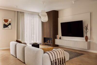 Podmiejski azyl z duszą japandi