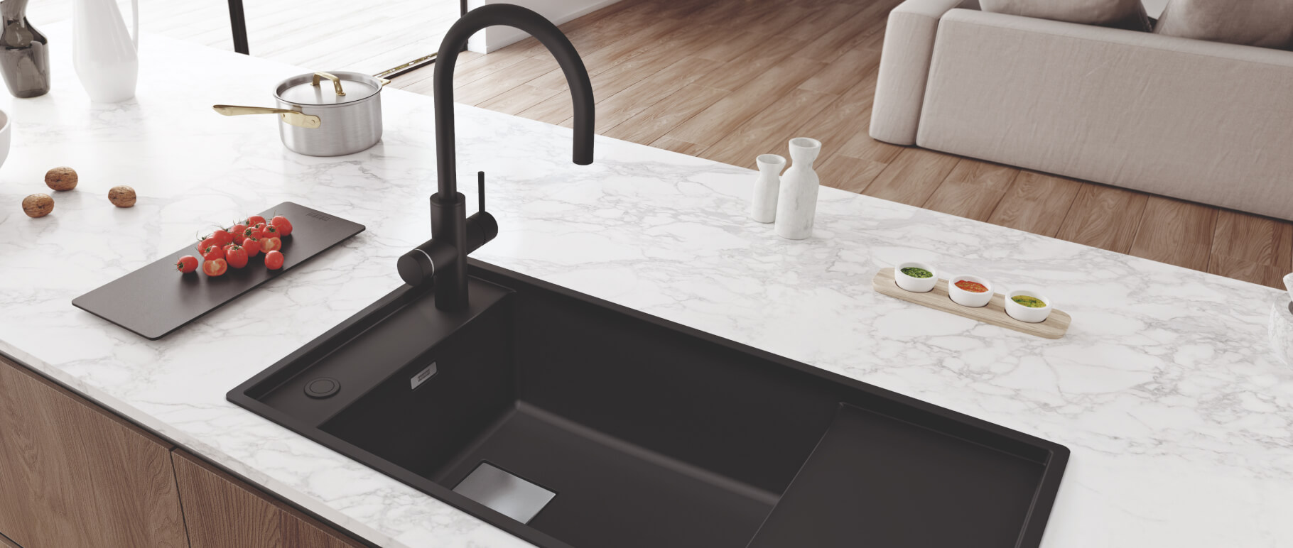 Bateria filtrująca Franke Mythos Water Hub teraz w pięciu modnych kolorach