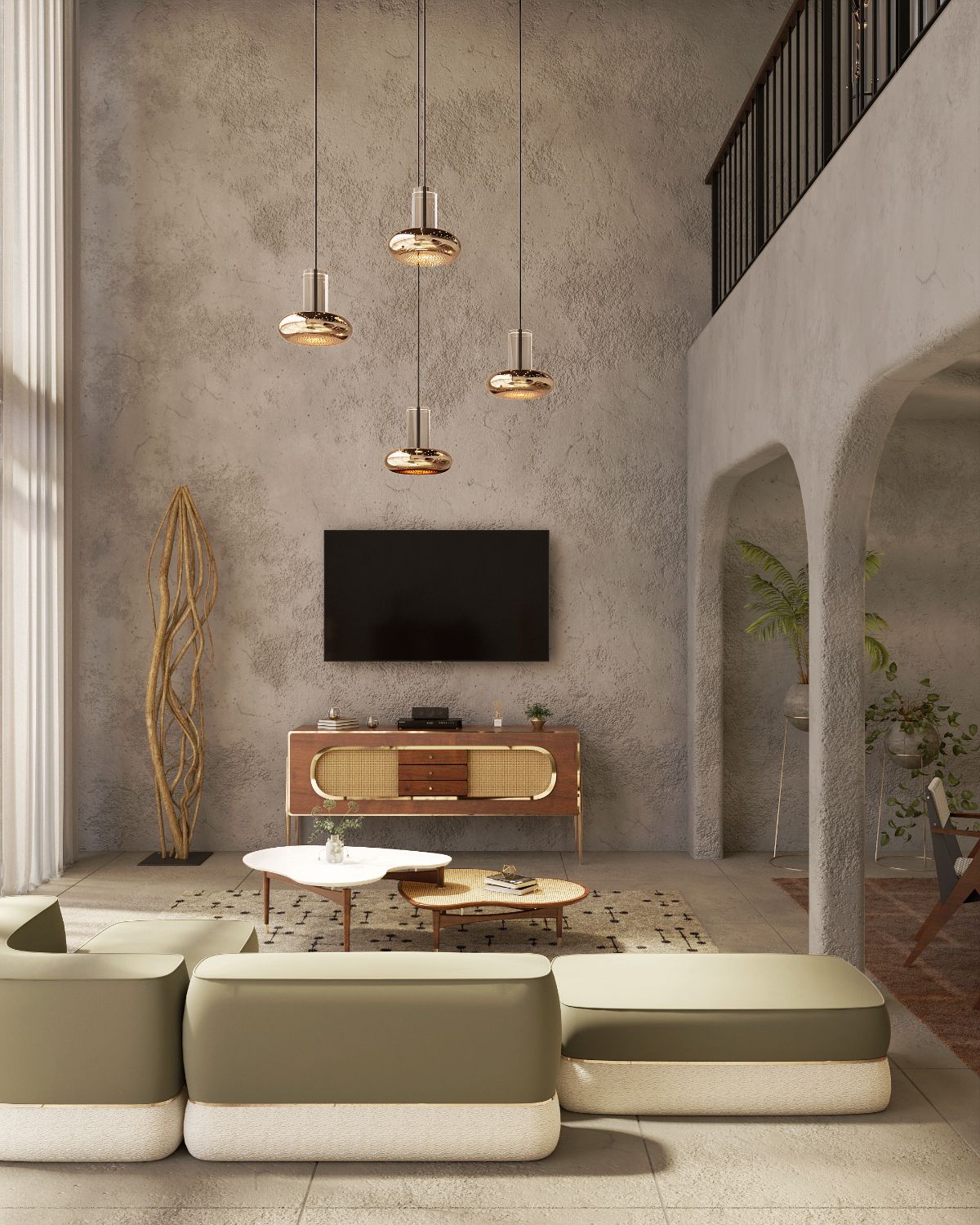 Matcha interior – zielony kolor trendem w aranżacjach wnętrz na 2026