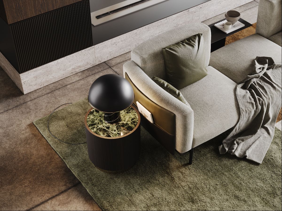 Matcha interior – zielony kolor trendem w aranżacjach wnętrz na 2026