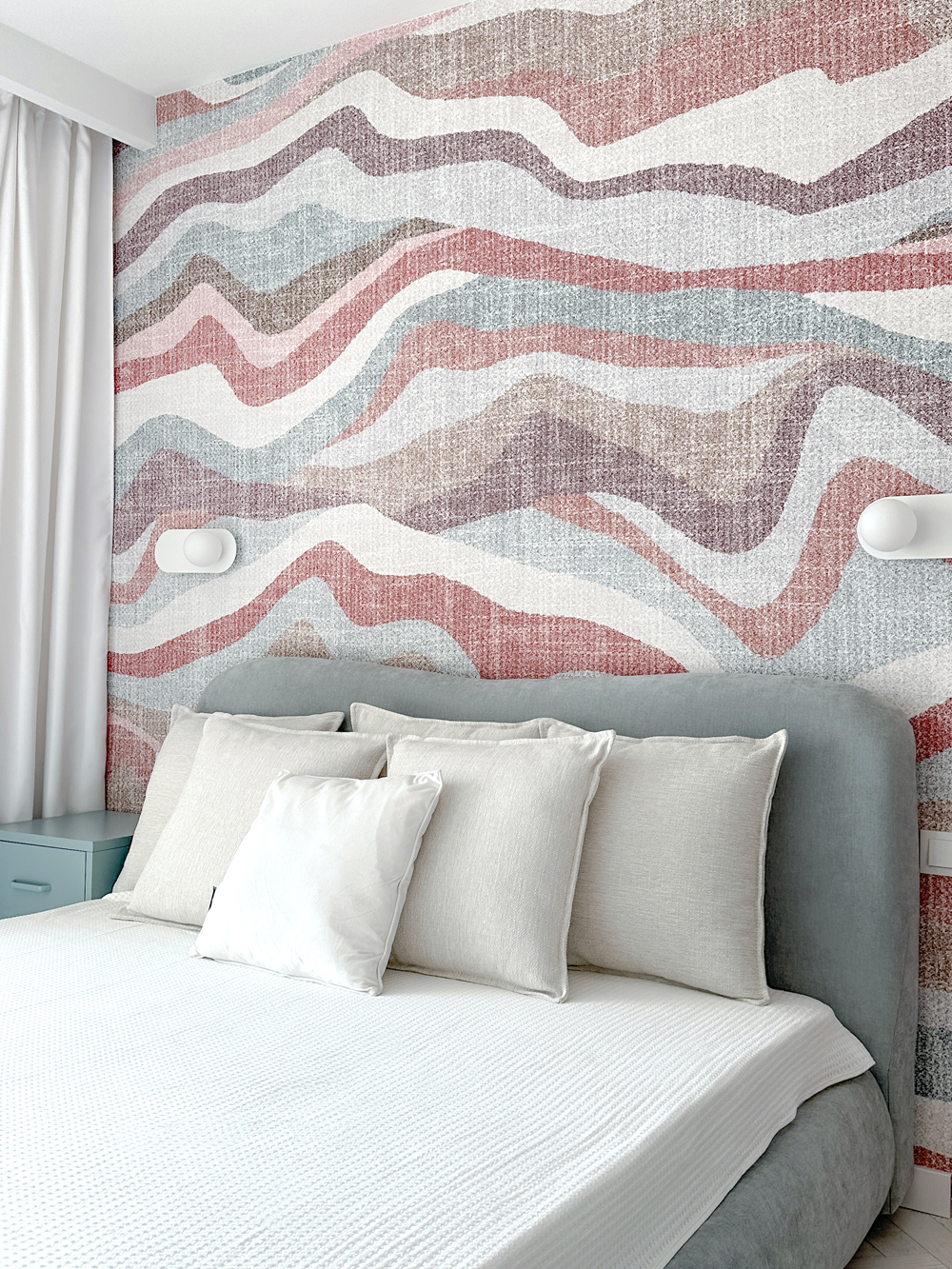 Akcenty koloru i działanie światła – mieszkanie z luksferami 7 Akcenty koloru i działanie światła – mieszkanie z luksferami