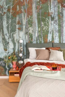 Quiet luxury na warszawskich Zawadach - szarości, jodełka francuska i klasyki duńskiego designu