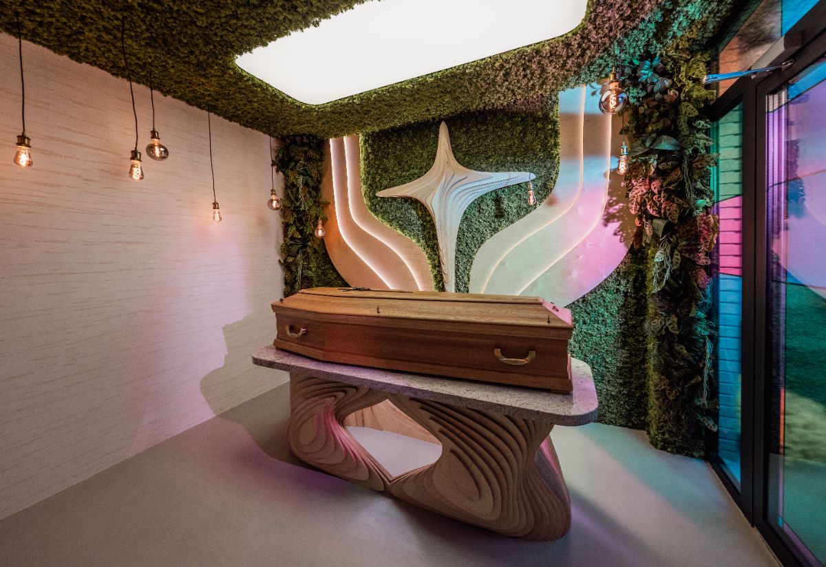 Nowoczesna kaplica pożegnalna w Kraśniku – współczesna opowieść o drodze i przemijaniu 10 Kaplica Pożegnalna w Domu Pogrzebowym Depta, w Kraśniku - współczesna opowieść o drodze i przemijaniu