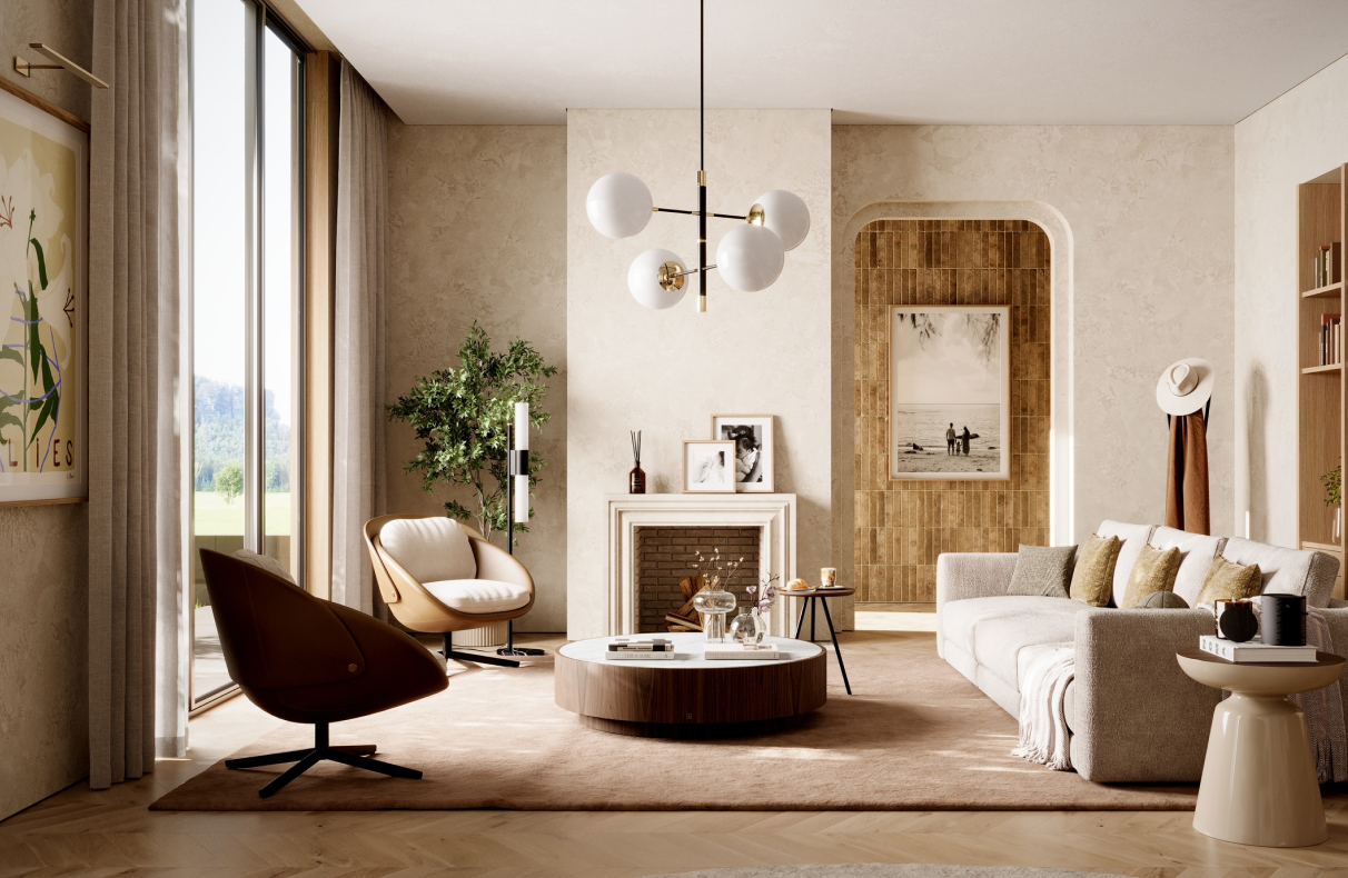 Kolory ziemi we wnętrzach. Earthy tones jako trend 2026 – jak myśleć o kolorze?