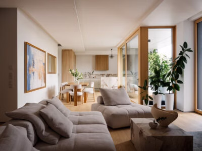 Apartament pełen światła. Znajduje się w znanym budynku na Marymoncie! projektu Magdalena Kanik | Lys Studio