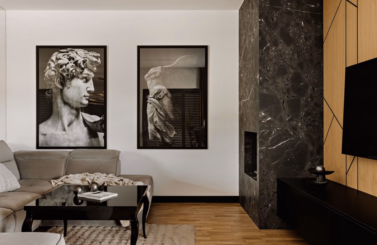 Dialog dwóch estetyk w domu w Katowicach AVO Architekci