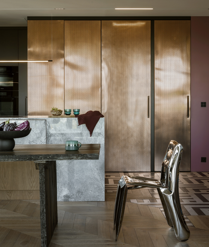 Światło, rytm i szlachetne detale. Jak przestrzeń wprowadza do życia harmonię od Marta Drzymała Mum studio