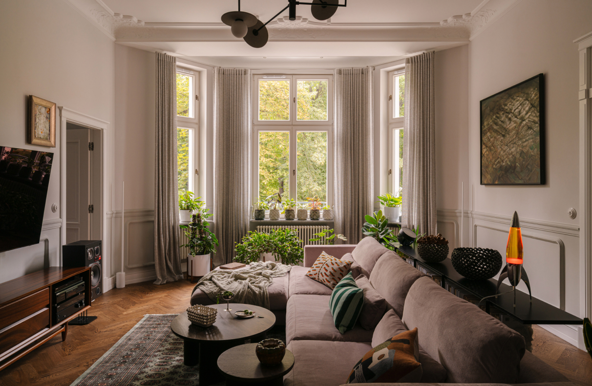 Secesyjna opowieść zapisana we współczesności – apartament w Poznaniu