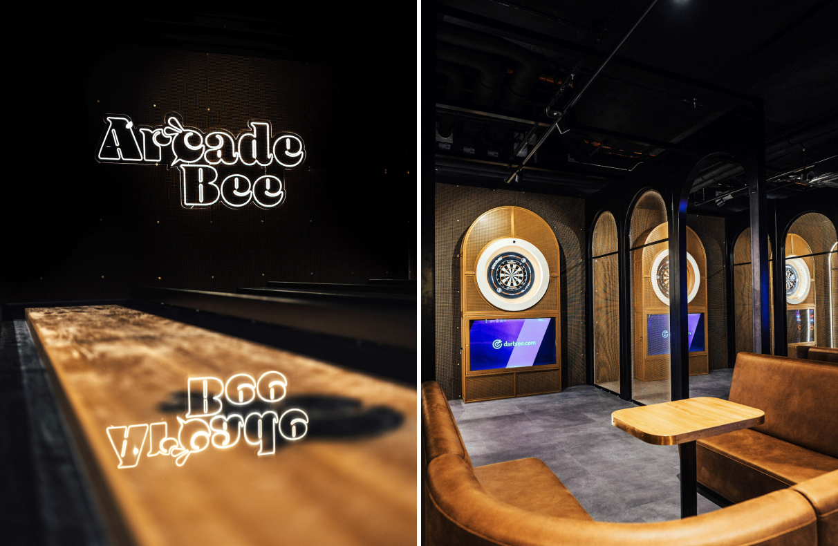 Nowy salon gier zaprojektowany przez Archas Design. Otwarcie Arcade Bee w Hali Koszyki