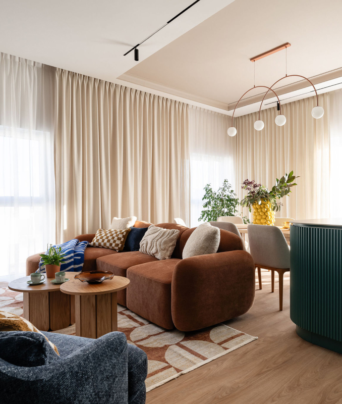 Odważne, a jednocześnie wyjątkowo spójne podejście do współczesnej aranżacji przestrzeni