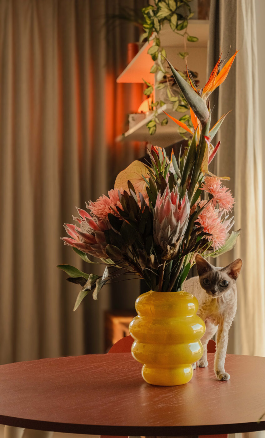 W lustrzanym odbiciu i w kolorze – mieszkanie soft modern z motywami mid-century 12 W lustrzanym odbiciu! projekt estimental.