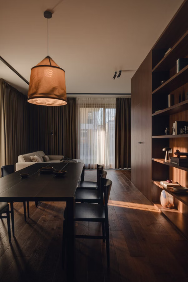 Dom w odcieniach czekolady projektu 3XEL Architekci