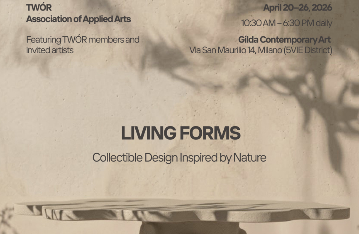 Living Forms – wystawa stowarzyszenia TWÓR podczas MDW 2026