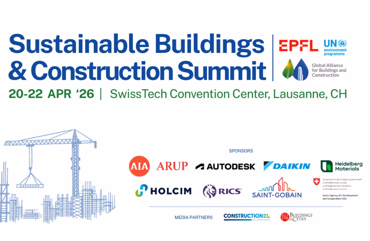 Sustainable Buildings & Construction Summit 2026